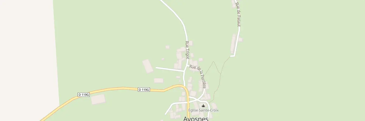 Plan du 5026 Le Village à Avosnes