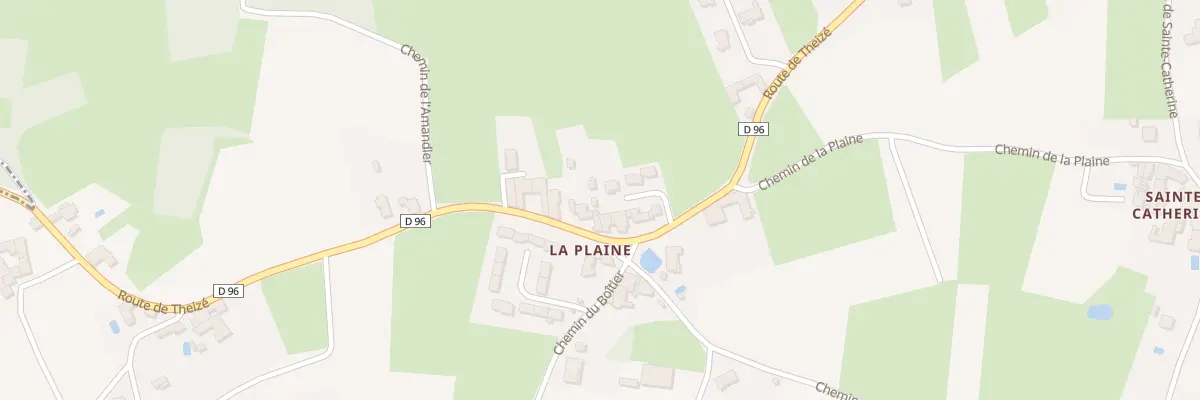 Plan du 1100 Rte de Theizé à Porte des Pierres Dorées