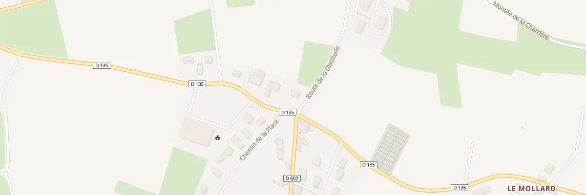 Plan du 8 Rte de la Croix Blanche à Régnié-Durette