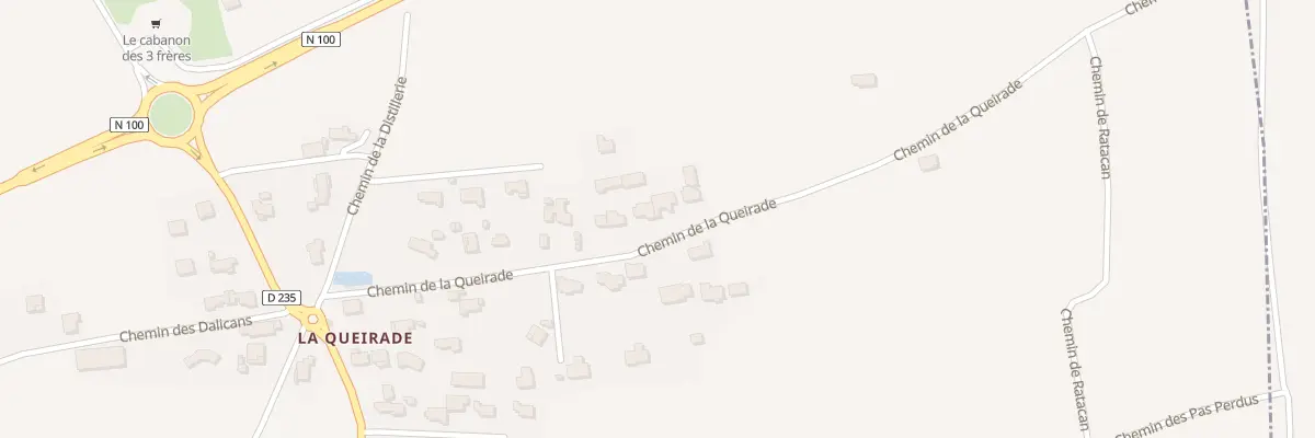Plan du 285 Che de la Queirade à Estézargues
