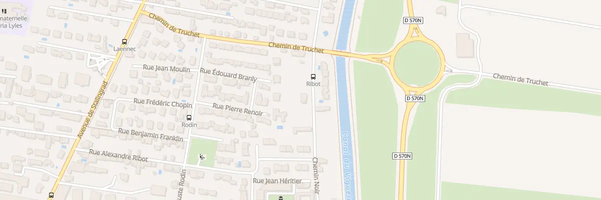 Plan du 8 Che Noir à Arles