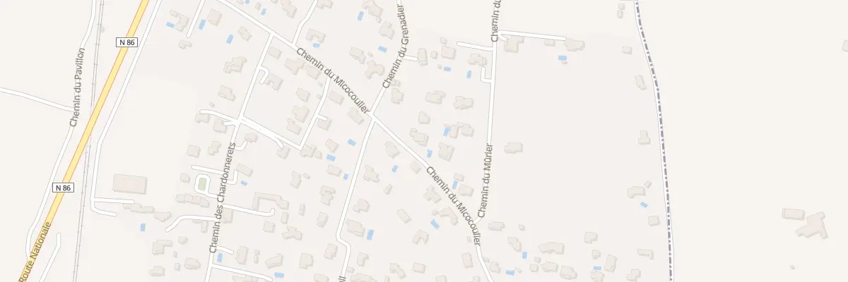 Plan du 409 Che du Micocoulier à Saint-Alexandre