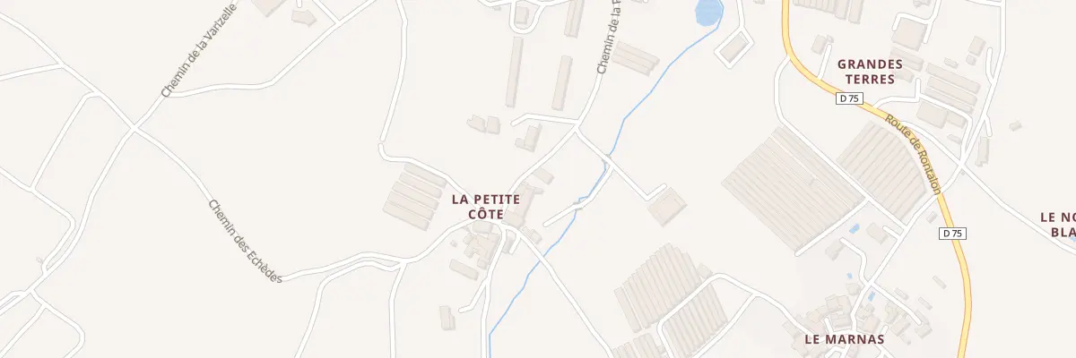 Plan du 487 Che de la Petite Cote à Thurins
