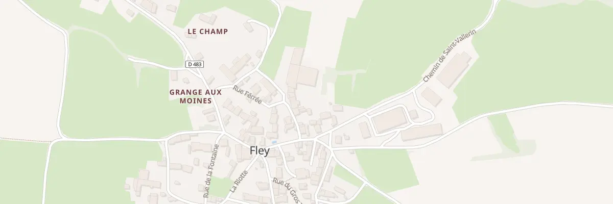 Plan du 6 Rue Ferrée à Fley