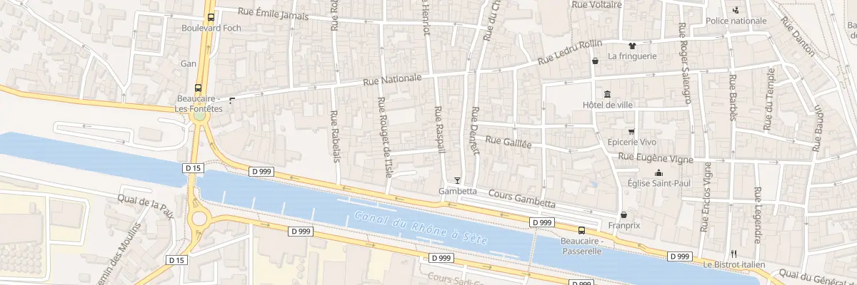 Plan du 13 Rue Fourrier à Beaucaire