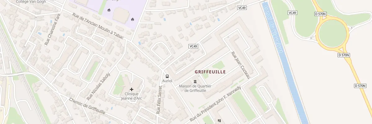 Plan du 4B Che des Jonquets à Arles
