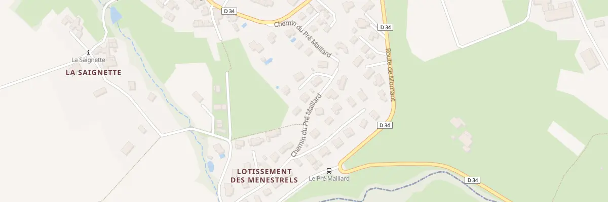 Plan du 5304 Pre Maillard à Chaussan