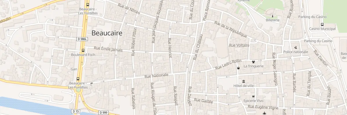 Plan du 6B Rue Henriot à Beaucaire