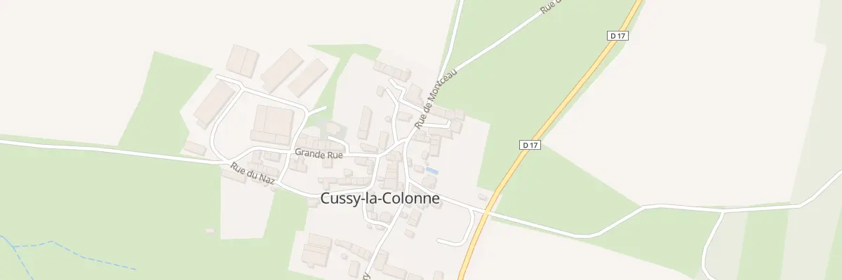 Plan du 5020 Le Village à Cussy-la-Colonne
