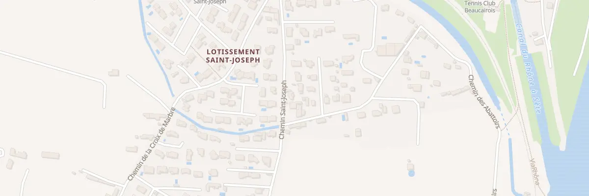 Plan du 579 Che Saint Joseph à Beaucaire