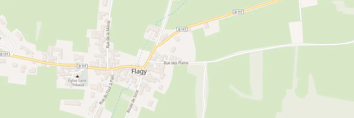 Plan du 5048 Flagy à Flagy