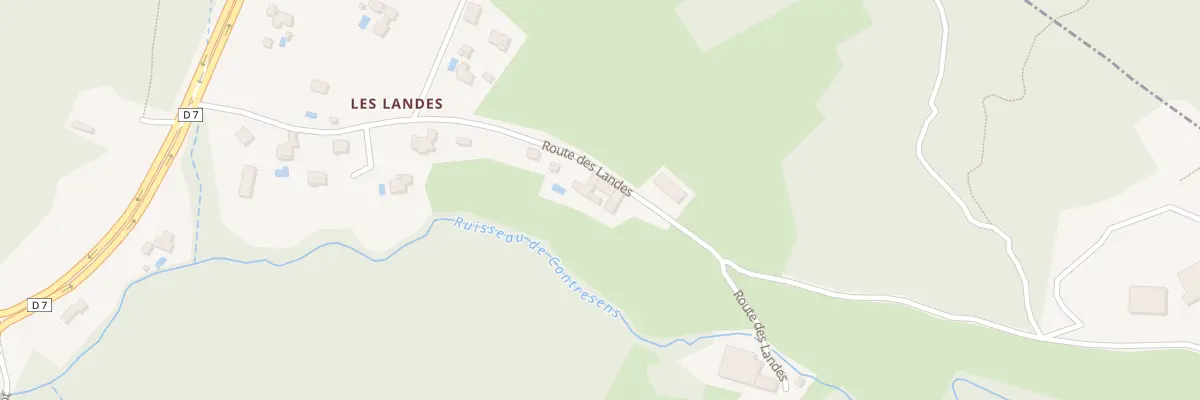 Plan du 378 Rte des Landes à Sourcieux-les-Mines