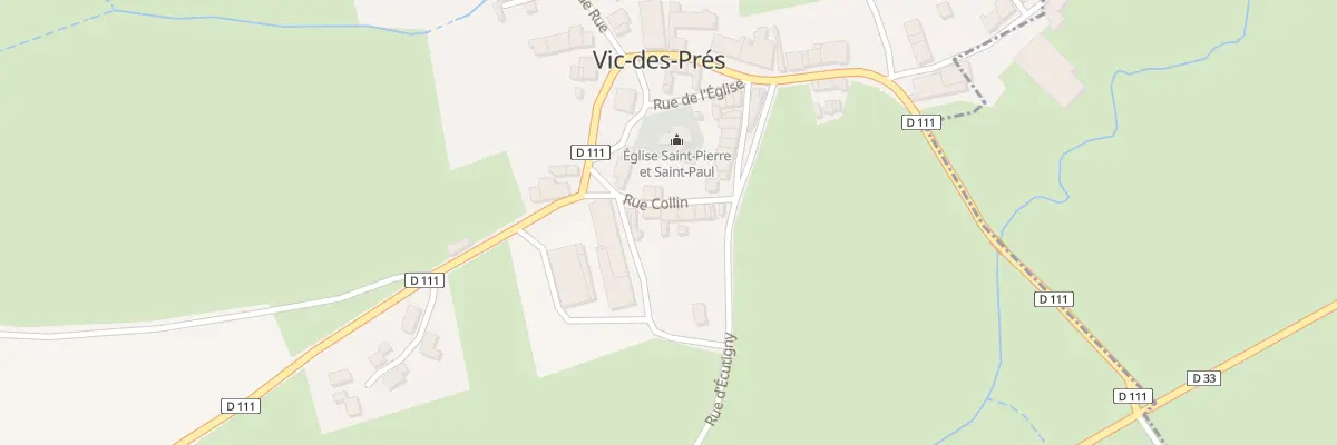 Plan du 5007 Le Village à Vic-des-Prés