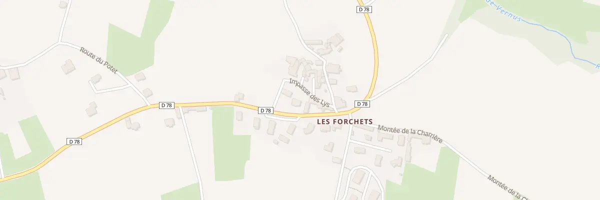 Plan du 45 Imp des Lys à Régnié-Durette