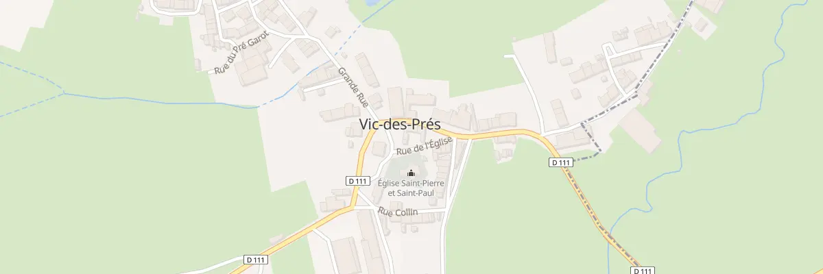 Plan du 1 Rue de l’Eglise à Vic-des-Prés