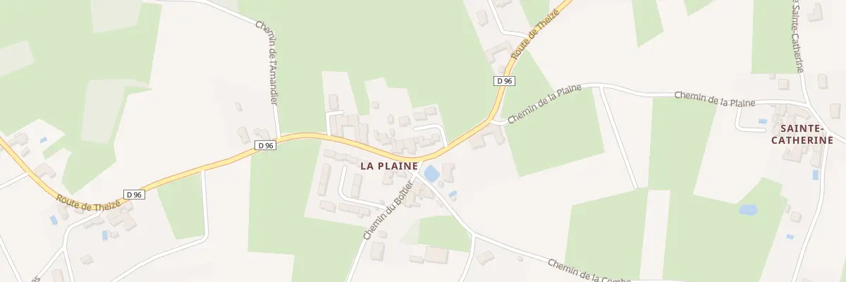 Plan du 1080 Rte de Theizé à Porte des Pierres Dorées