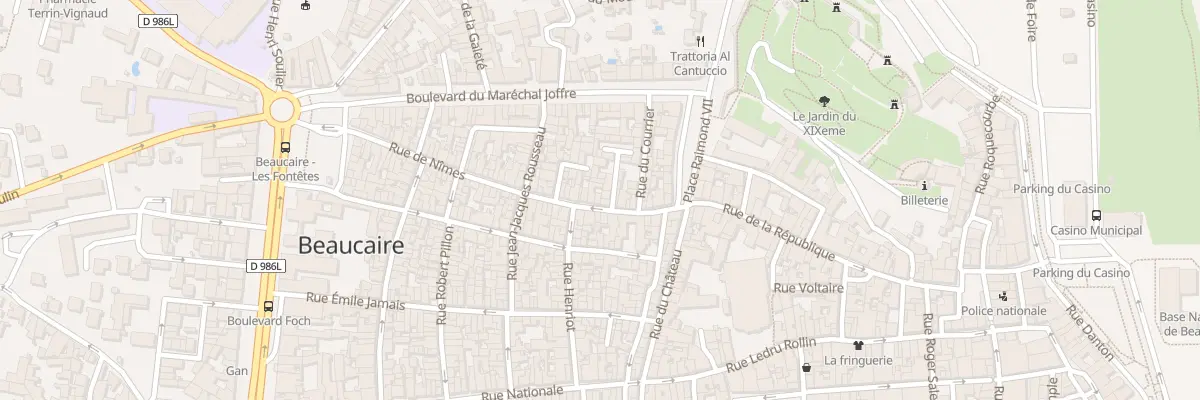 Plan du 69 Rue de Nimes à Beaucaire