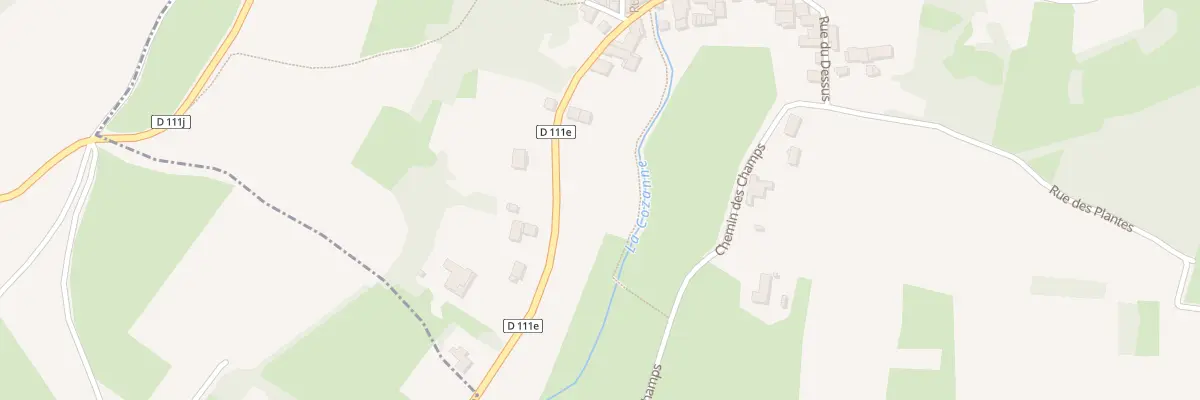 Plan du 5097 Rte Departementale 111 E à Cormot-Vauchignon