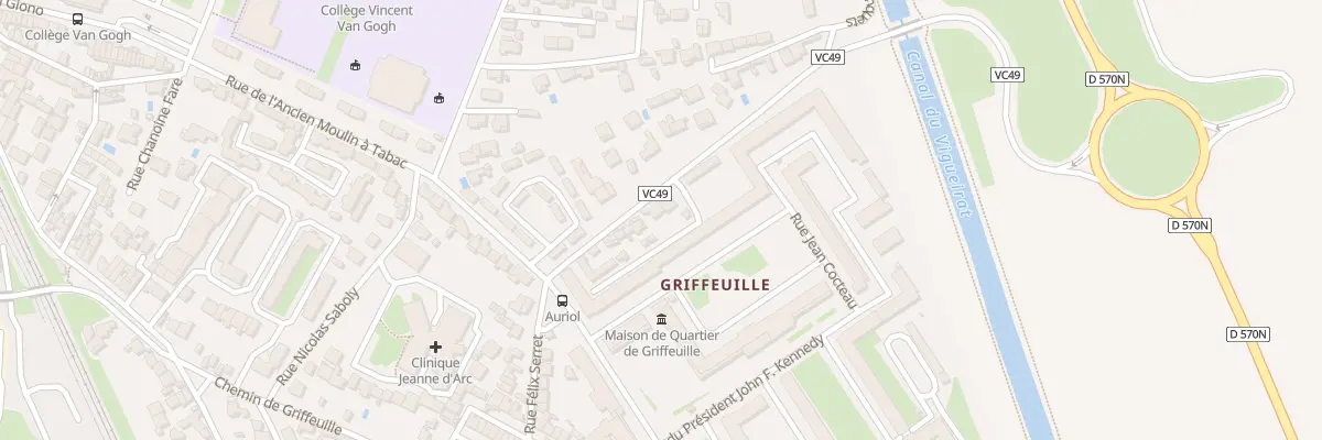 Plan du 8 Che des Jonquets à Arles