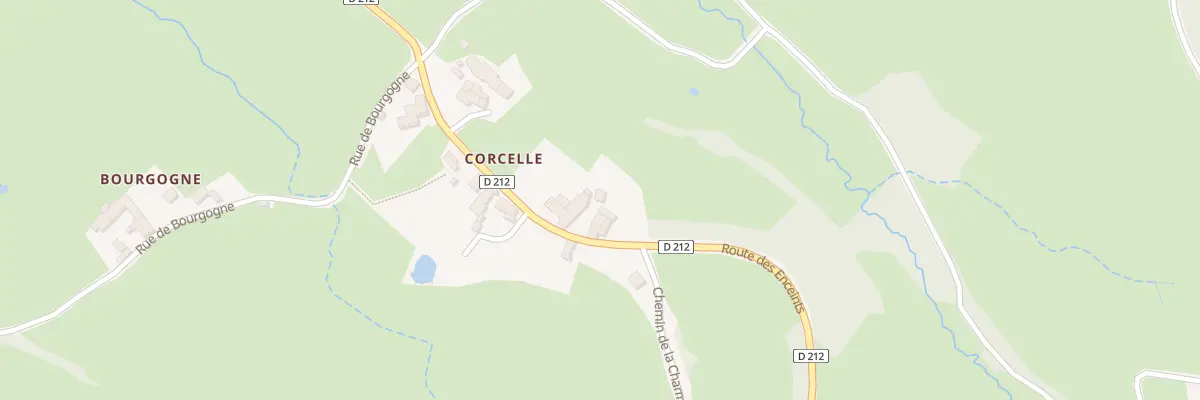 Plan du 5010 Corcelle à Bourgvilain