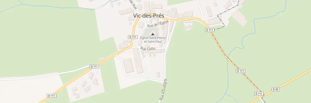 Plan du 5008 Le Village à Vic-des-Prés