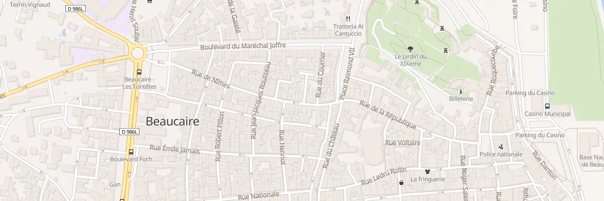 Plan du 71 Rue de Nimes à Beaucaire