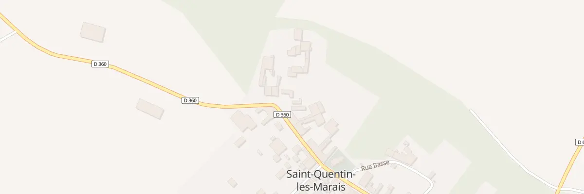 Plan du 10 Rue du Chateau à Saint-Quentin-les-Marais