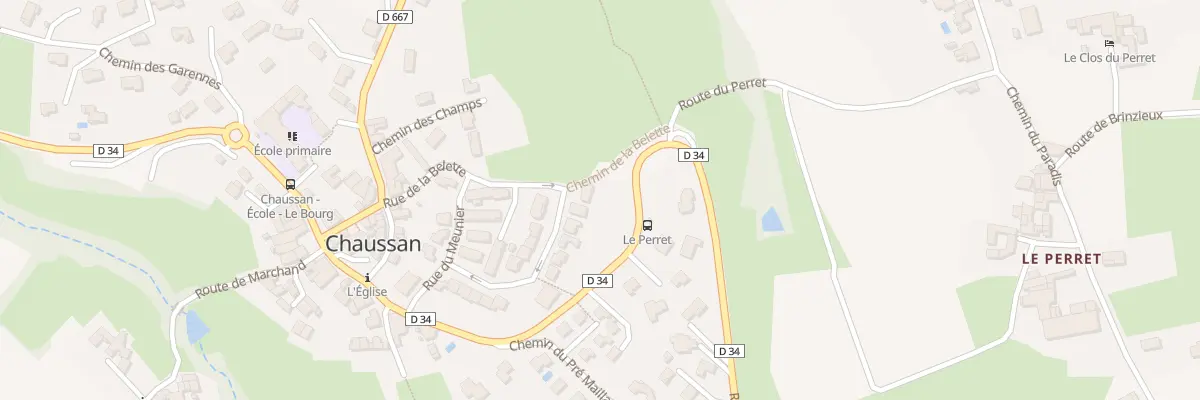 Plan du 162 Rue des Cerisiers à Chaussan