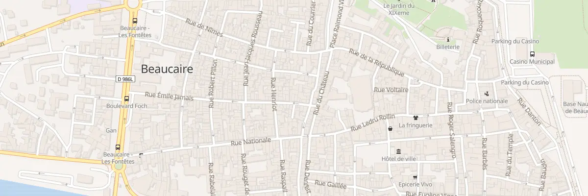 Plan du 61 Rue Emile Jamais à Beaucaire