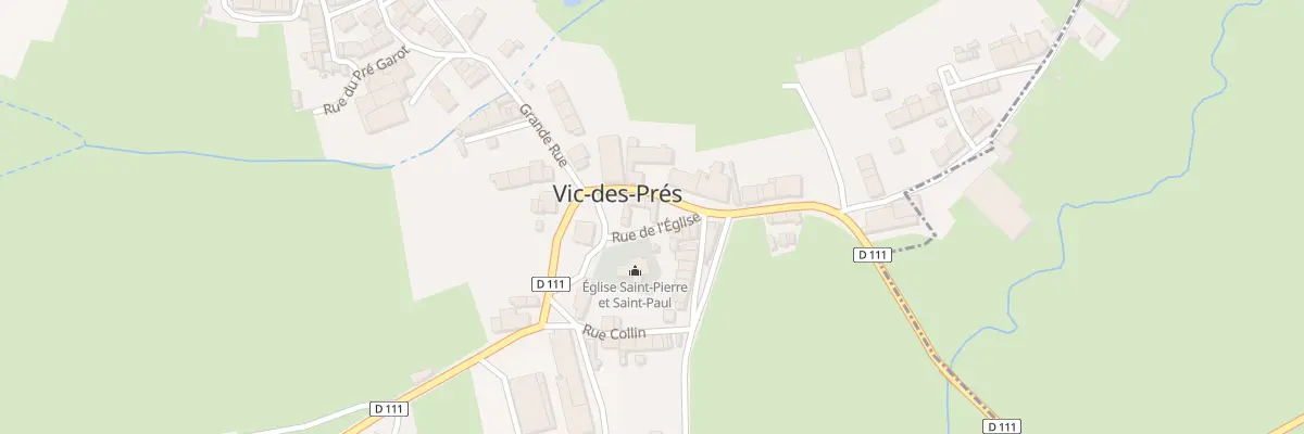 Plan du 5030 Le Village à Vic-des-Prés