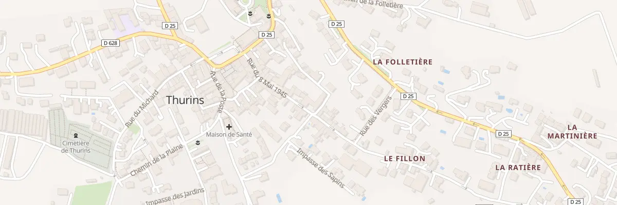 Plan du 6 Imp Francois Couzon à Thurins