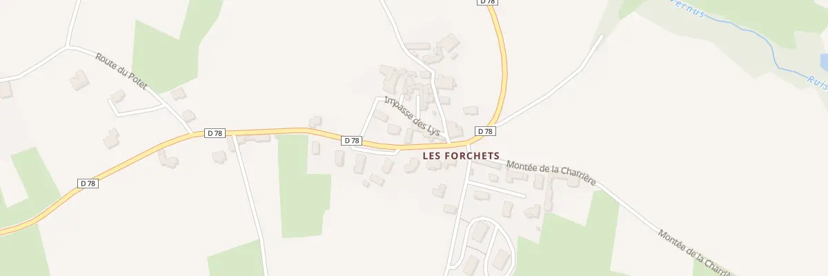 Plan du 64 Rte des Plaignes à Régnié-Durette
