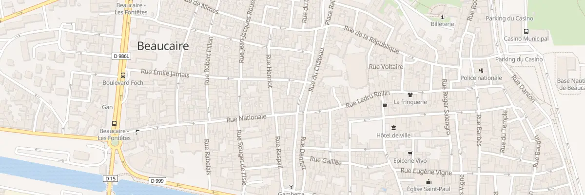 Plan du 1B Rue Moliere à Beaucaire