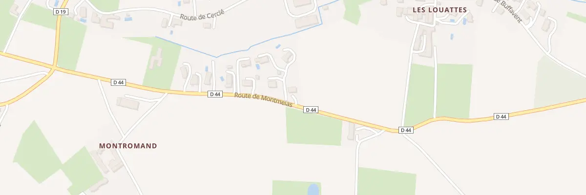 Plan du 5252A Les Louattes à Denicé