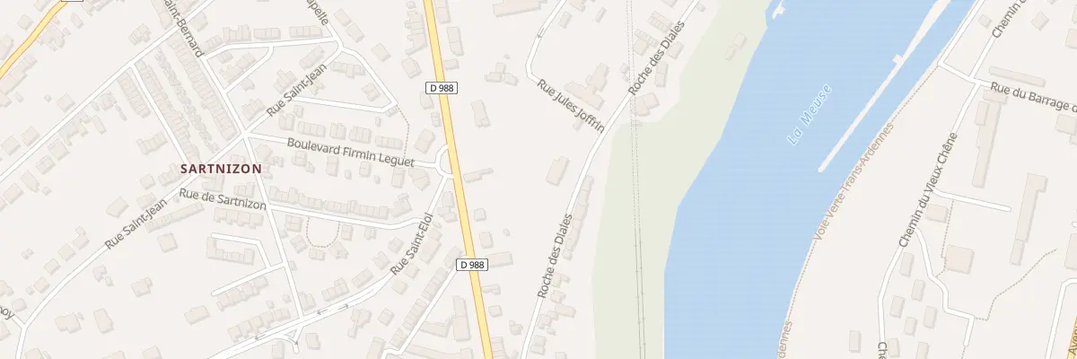 Plan du 175 Rue Roche des Diales à Revin