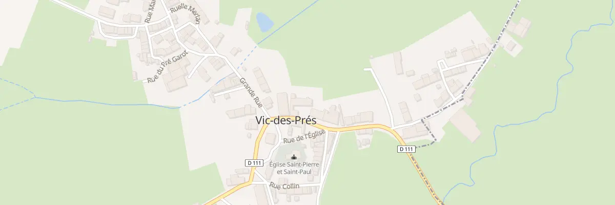 Plan du 3 Gr Grande Rue à Vic-des-Prés