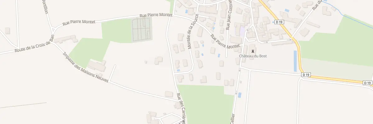 Plan du 148 Mte de la Source à Blacé
