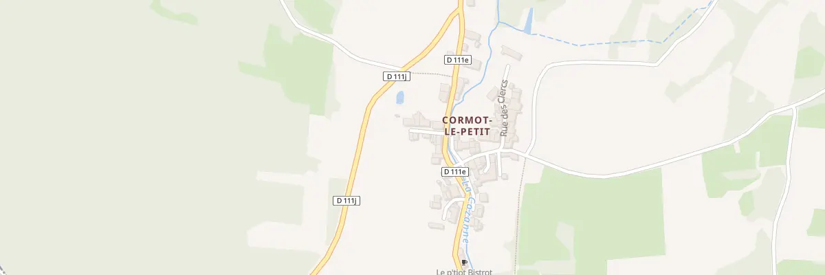 Plan du 5087 Rte Departementale 111 E à Cormot-Vauchignon