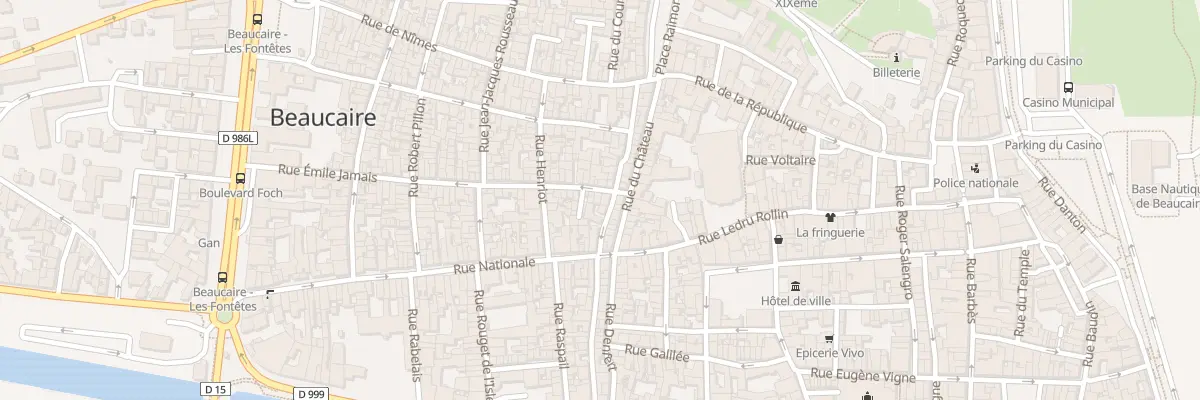 Plan du 76 Rue Emile Jamais à Beaucaire
