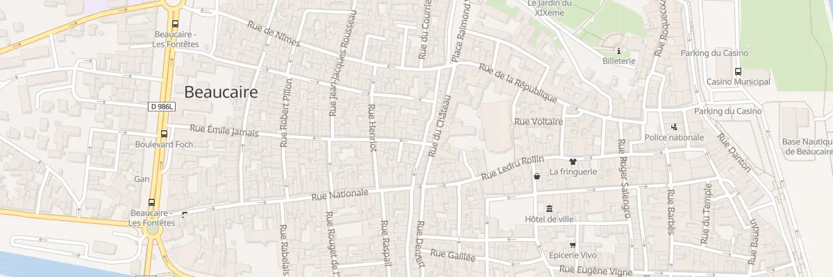 Plan du 67 Rue Emile Jamais à Beaucaire