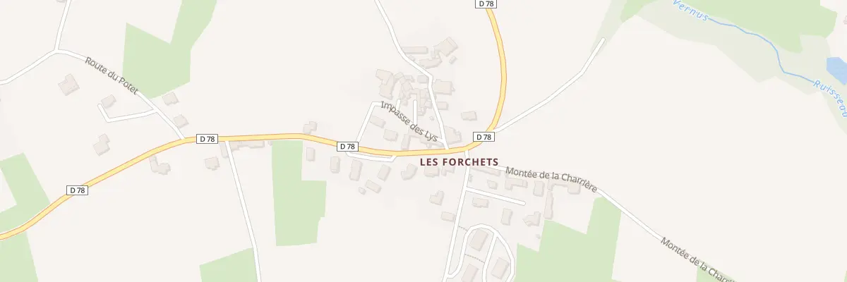 Plan du 56 Rte des Plaignes à Régnié-Durette