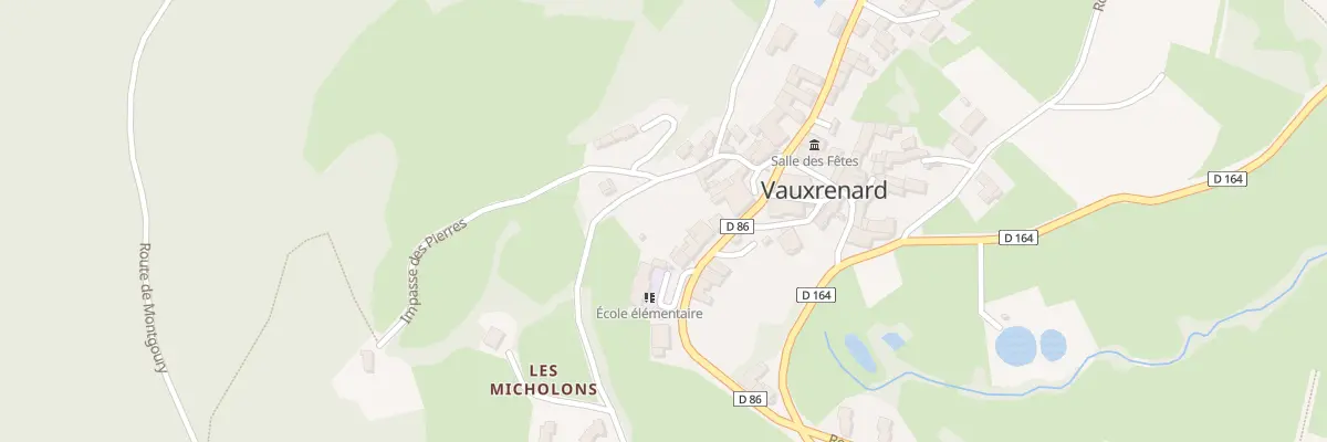 Plan du 5010 Le Bourg à Vauxrenard