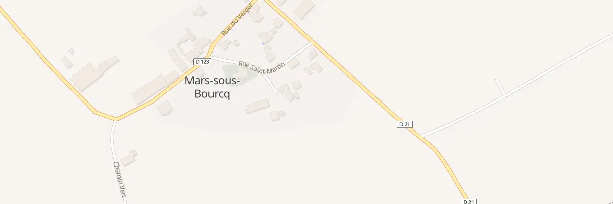 Plan du 4 Rue Saint Martin à Mars-sous-Bourcq