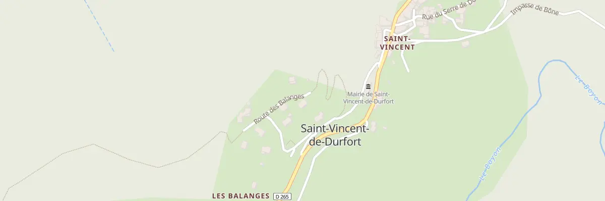 Plan du 5309 Les Balanges à Saint-Vincent-de-Durfort