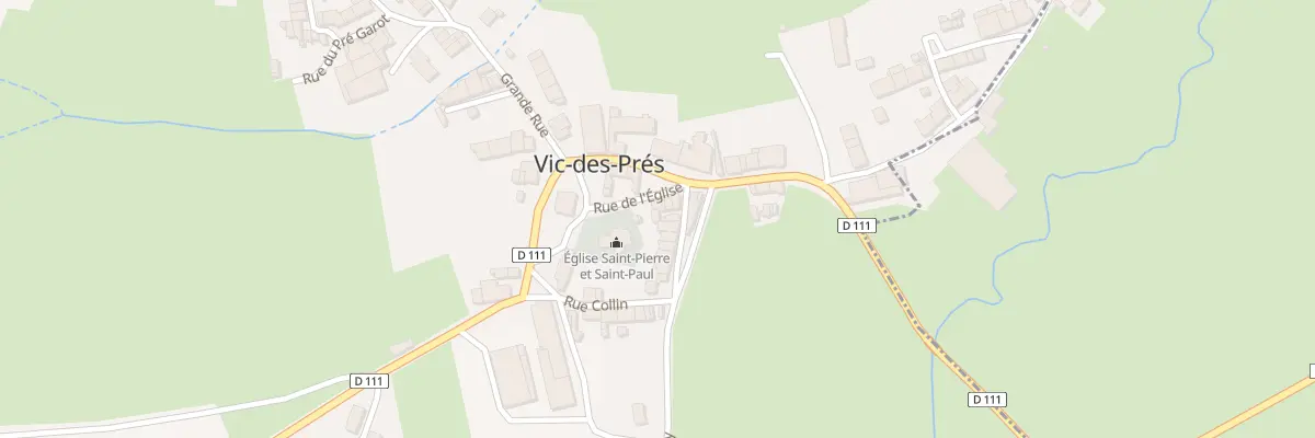 Plan du 2 Rue d’Ecutigny à Vic-des-Prés