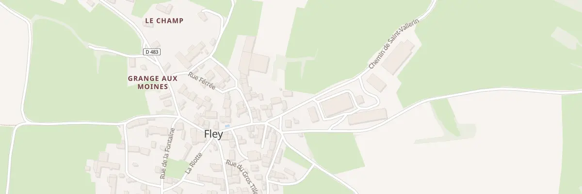 Plan du 3 Che de Saint-vallerin à Fley