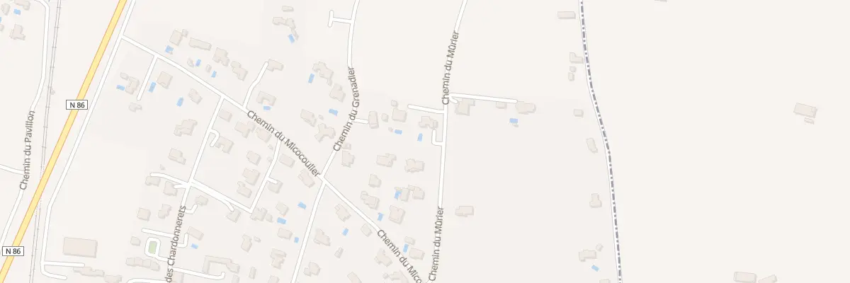Plan du 5382 Che du Mûrier à Saint-Alexandre