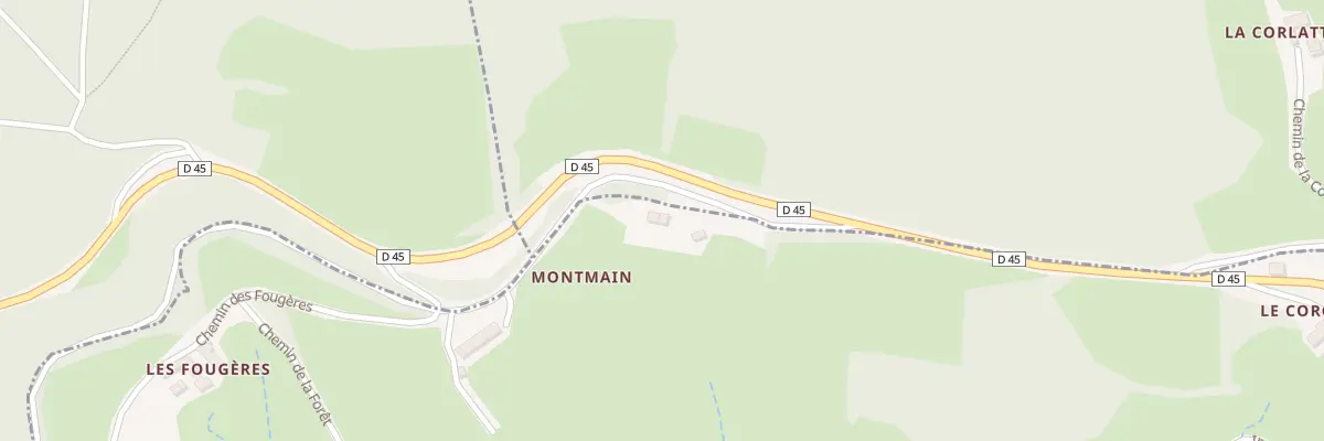 Plan du 5149 Montmain à Serrières