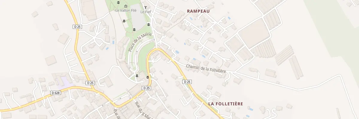 Plan du 4 Che de la Folletiere à Thurins