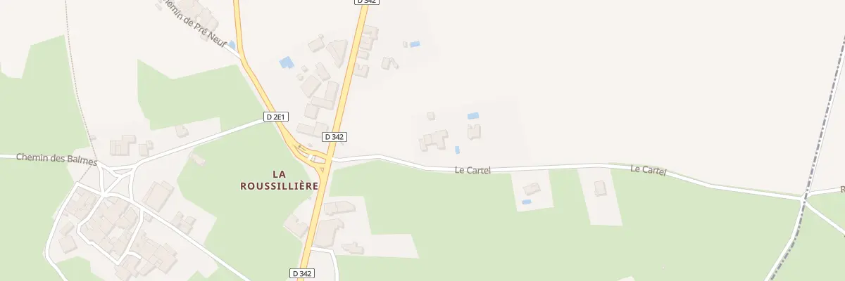 Plan du 5281 La Roussilliere Nord à Chabanière
